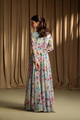 LULUSAR SILK PRINTED DRESS 2 PIECE 2399